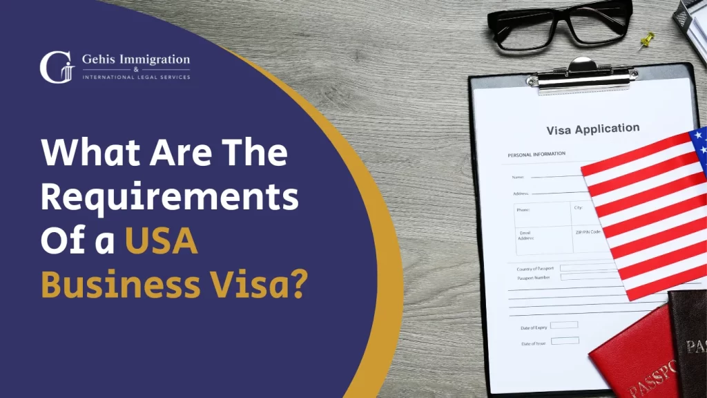 what are the requirements of a usa business visa