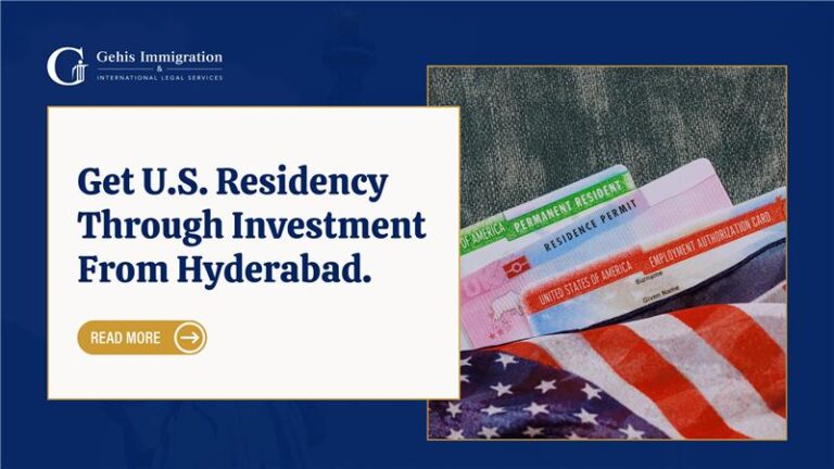 Get U.S. Residency Through Investment From Hyderabad